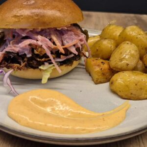 Pulled Pork við Cowboy Candy
